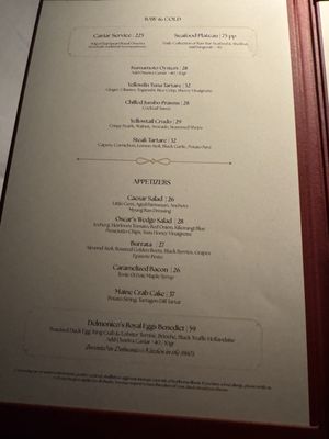 Menu photo 1 Delmonico's New York, NY
