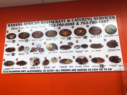 Rahama Restaurant Catering 8738 Richmond Hwy Alexandria Va Restaurants - Mapquest