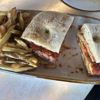 Forno - Eggplant Parmesan and fresh cut fries - Pizza Near Me - Joliet, Illinois