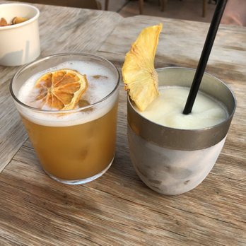 Hermanito - Mezcal gold rush & Frozen Yuzu Colada - Mexican Near Me - Los Angeles, California