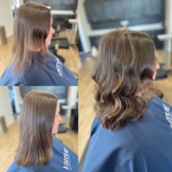 Sarah's Chair - Hair extensions for fullness and volume.