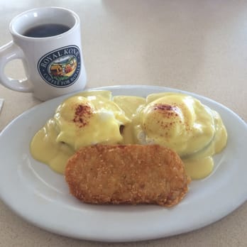 Kam Bowl - Eggs Benedict w/hash browns and coffee.  Looks good but.... - Diners Near Me - Honolulu, Hawaii