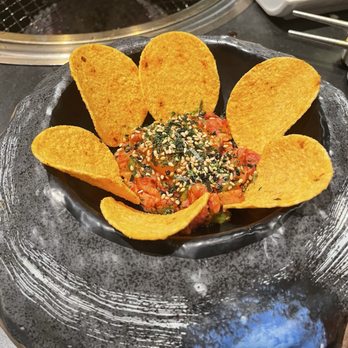 Chubby Cattle - Wagyu tartare appetizer - Barbeque Near Me - Monterey Park, California Chubby Cattle - Wagyu tartare appetizer - Barbeque Near Me - Monterey Park, California