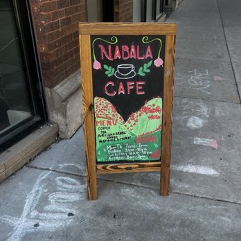 Nabala Cafe - Outside sign - Cafes Near Me - Chicago, Illinois