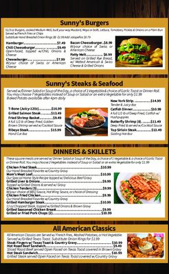 Menu photo 6 Sunny's Cafe Fort Worth, TX