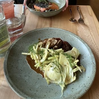 Matia Kitchen - Lamb and sockeye - New American Near Me - Eastsound, Washington Matia Kitchen - Lamb and sockeye - New American Near Me - Eastsound, Washington