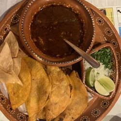 El Mirador Restaurant - Birria Sopes Birria Tostada