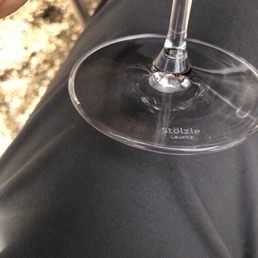 Only thing good about this place was the wine glass, the server, and the yard. Wine is HORRIBLE. Steer clear! Only thing good about this place was the wine glass, the server, and the yard. Wine is HORRIBLE. Steer clear!