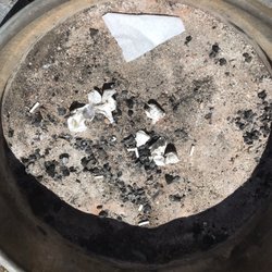 Crazy Horse RV Resort - Sick-regret butts, a whole lotta ashes and some toilet paper containing?