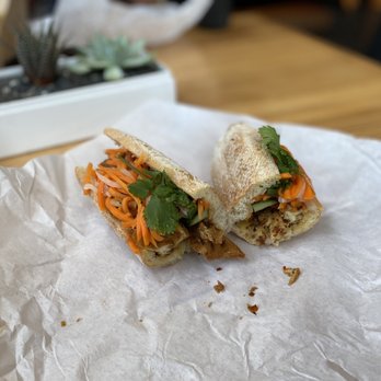 Kim's Cafe & Sandwiches - Lemongrass Tofu Sandwich - Sandwiches Near Me - Albany, California Kim's Cafe & Sandwiches - Lemongrass Tofu Sandwich - Sandwiches Near Me - Albany, California