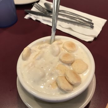 Chick-a-dee of Lewiston - Cup of clam chowder - New American Near Me - Lewiston, Maine Chick-a-dee of Lewiston - Cup of clam chowder - New American Near Me - Lewiston, Maine
