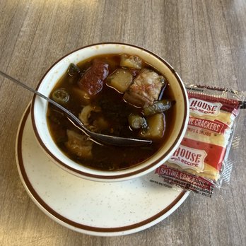 Peggy Sue's 50's Diner - Vegetable beef soup - Pizza Near Me - Yermo, California Peggy Sue's 50's Diner - Vegetable beef soup - Pizza Near Me - Yermo, California