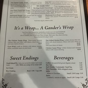 Gander's Family Restaurant - Menu - American Near Me - Luna Pier, Michigan Gander's Family Restaurant - Menu - American Near Me - Luna Pier, Michigan