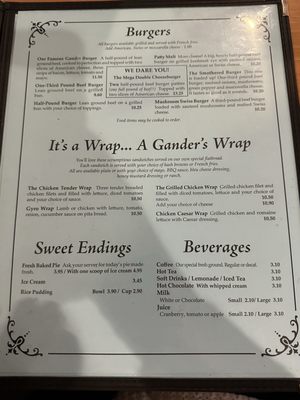 Menu photo 3 Gander's Family Restaurant Luna Pier, MI Menu photo 3 Gander's Family Restaurant Luna Pier, MI
