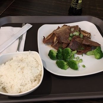 Asian Bistro - Korean short ribs with random pieces of broccoli - Chinese Near Me - Princeton Junction, New Jersey