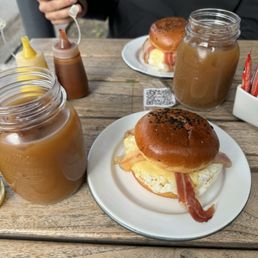 Breakfast sandwiches Breakfast sandwiches