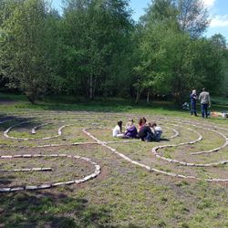 North Kelvin Meadow - The new labyrinth