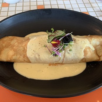 OEB Breakfast - Bridgeland - Lobster and shrimp crepe - Breakfast & Brunch Near Me - Calgary, Alberta OEB Breakfast - Bridgeland - Lobster and shrimp crepe - Breakfast & Brunch Near Me - Calgary, Alberta