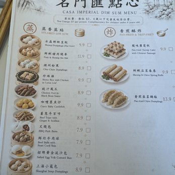 Casa-Imperial - Very small menu - Dim Sum Near Me - Scarborough, Ontario Casa-Imperial - Very small menu - Dim Sum Near Me - Scarborough, Ontario