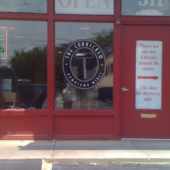 The Corkscrew - the front door of a restaurant - Beer, Wine & Spirits Near Me - Memphis, Tennessee
