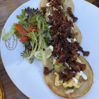 The Parlour - Huevos Tacos with Carne Asada - Breakfast & Brunch Near Me - Henderson, Nevada