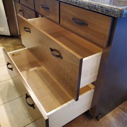 Grapevine Cabinets - Drawer conversion for your pots and pans.