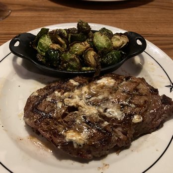 Saltgrass Steak House - pats ribeye with Brussel sprouts - Steakhouses Near Me - Fulshear, Texas Saltgrass Steak House - pats ribeye with Brussel sprouts - Steakhouses Near Me - Fulshear, Texas
