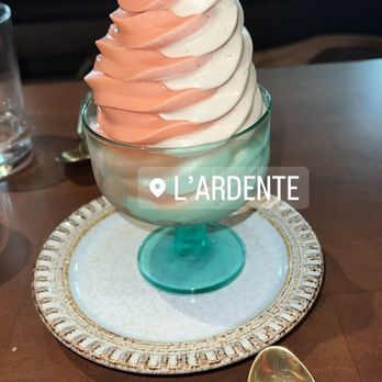 L'Ardente - Dessert oat milk and apple cider sorbet - Italian Near Me - Washington, DC, District of Columbia L'Ardente - Dessert oat milk and apple cider sorbet - Italian Near Me - Washington, DC, District of Columbia