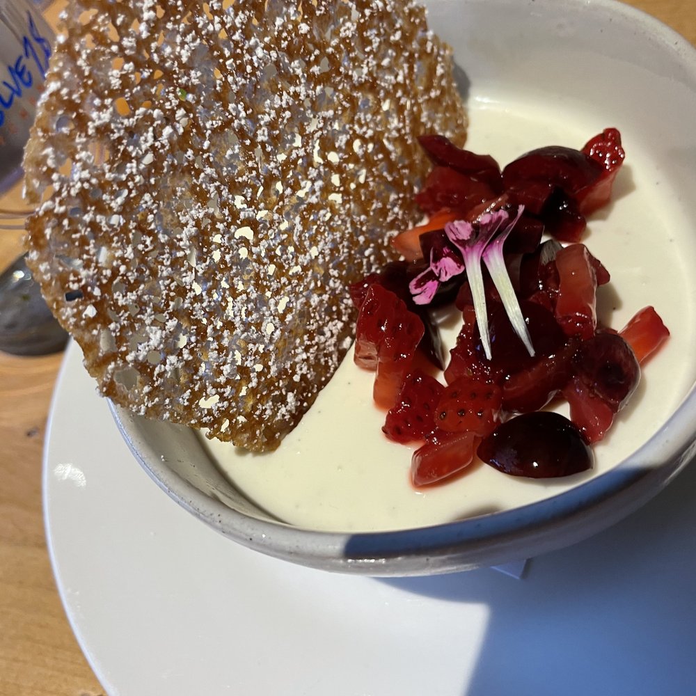 Twelve 28 Kitchen - Yummy panna cotta type dish - New American Near Me - Penn Valley, California Twelve 28 Kitchen - Yummy panna cotta type dish - New American Near Me - Penn Valley, California