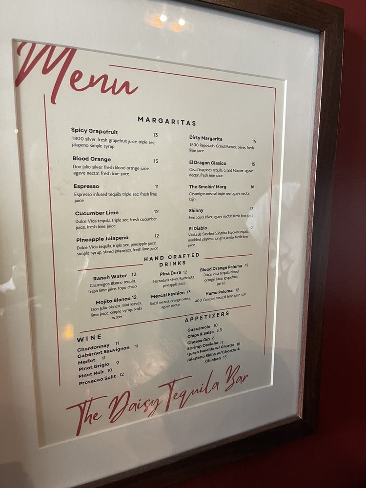 THE DAISY TEQUILA AND MARGARITA BAR 518 Cherry St, Macon,