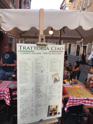 Menu photo 2 Trattoria Ciao Rome, RM Menu photo 2 Trattoria Ciao Rome, RM