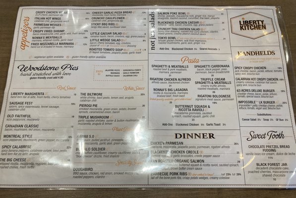 Menu photo 2 Liberty Kitchen Langford, BC
