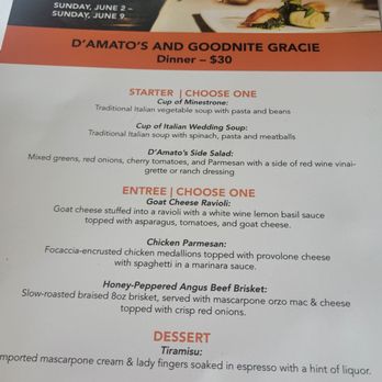 D'Amato's - Royal Oak restaurant week menu, June 2024 - Italian Near Me - Royal Oak, Michigan