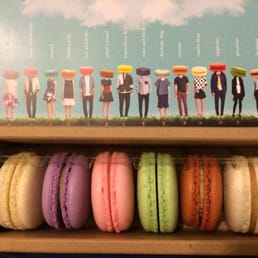 Salted caramel, lavender, rose and lychee, pítachio, and vanilla.