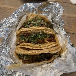 Mega Taco's - Al Pastor Taco and carne asada taco
