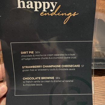 State & Main Kitchen & Bar - Dessert Menu - Bars Near Me - Gloucester, Ontario