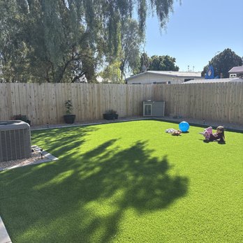 HaloTurf - After the kids can now enjoy this beautiful yard. - Artificial Turf Near Me - Mesa, Arizona