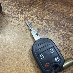 Denny Lumber - Car Key cut by Dennys Lumber .