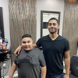 Sunset Blends Barbershop - With his favorite barber