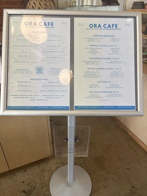 Menu photo 1 ORA Los Angeles, CA
