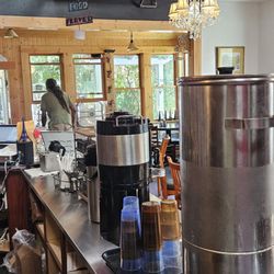 Lika's Quarter Café - Behind the counter at this charming, eclectic cafe