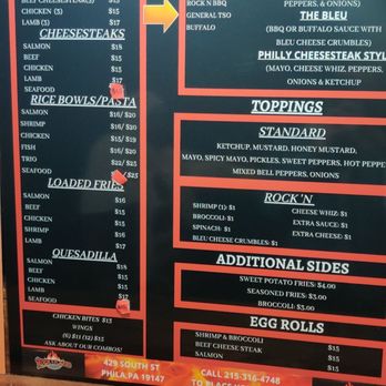 Rock ‘N Flavors - a menu for a restaurant - Food Trucks Near Me - Philadelphia, Pennsylvania Rock ‘N Flavors - a menu for a restaurant - Food Trucks Near Me - Philadelphia, Pennsylvania
