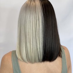 Cutaway Hair Salon - Full bleach on half the hair