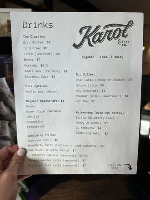 Menu photo 6 Karol Coffee Saint Paul, MN