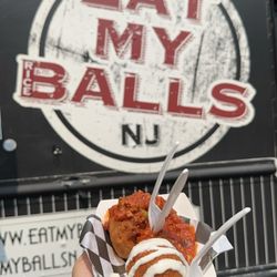 Eat My Balls NJ Gourmet Café/ Food Truck - Balls on fire and original