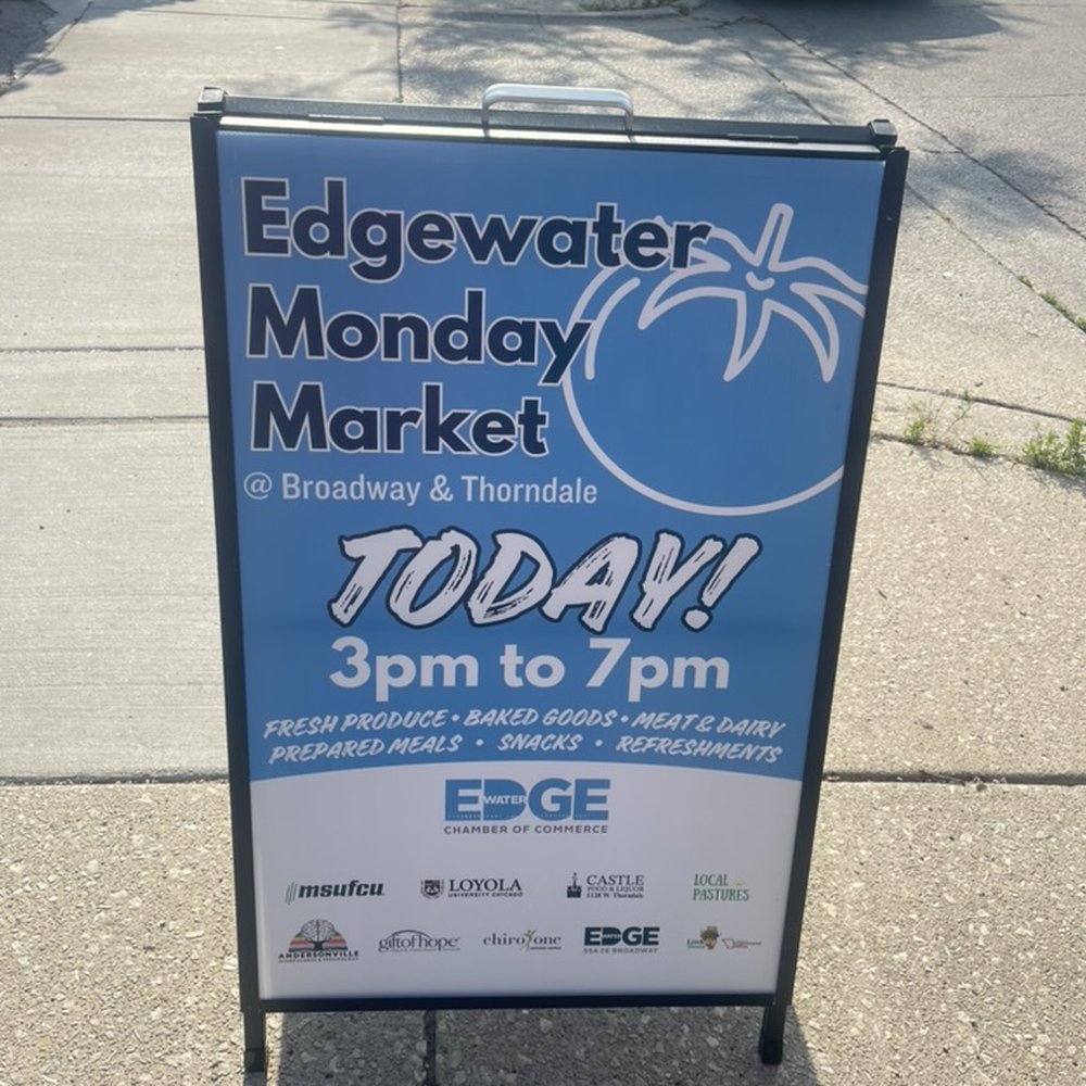 Edgewater Farmer's Market - Sign - Farmers Market Near Me - Chicago, Illinois