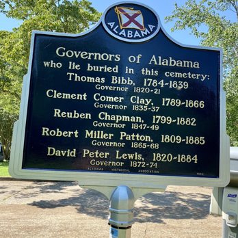 Maple Hill Cemetery - 07.03.20 Governors of Alabama whose final resting place is here in Maple Hill Cemetery - Funeral Services & Cemeteries Near Me - Huntsville, Alabama
