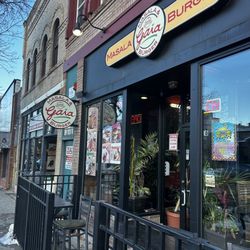 Gaia Masala and Burger - Front outside of the store