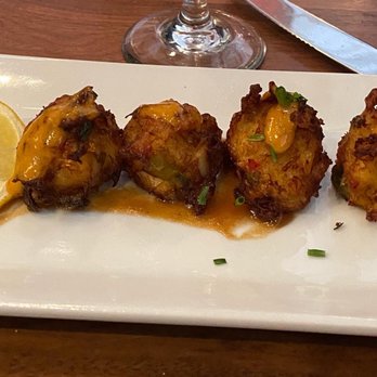 Criollo Restaurant - BLUE CRAB & CORN BEIGNETS - New American Near Me - New Orleans, Louisiana Criollo Restaurant - BLUE CRAB & CORN BEIGNETS - New American Near Me - New Orleans, Louisiana