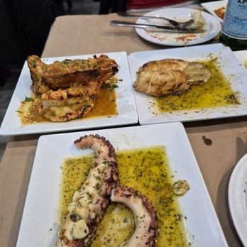 Abuqir Seafood - 2x giant tiger prawns, squid, and octo - Mediterranean Near Me - Astoria, New York